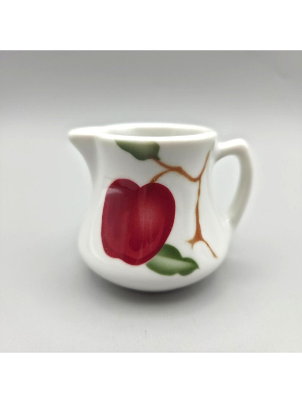 Jackson China Hotel Ware Creamer Red Apple Kalberer Hotel Supply Co Vintage